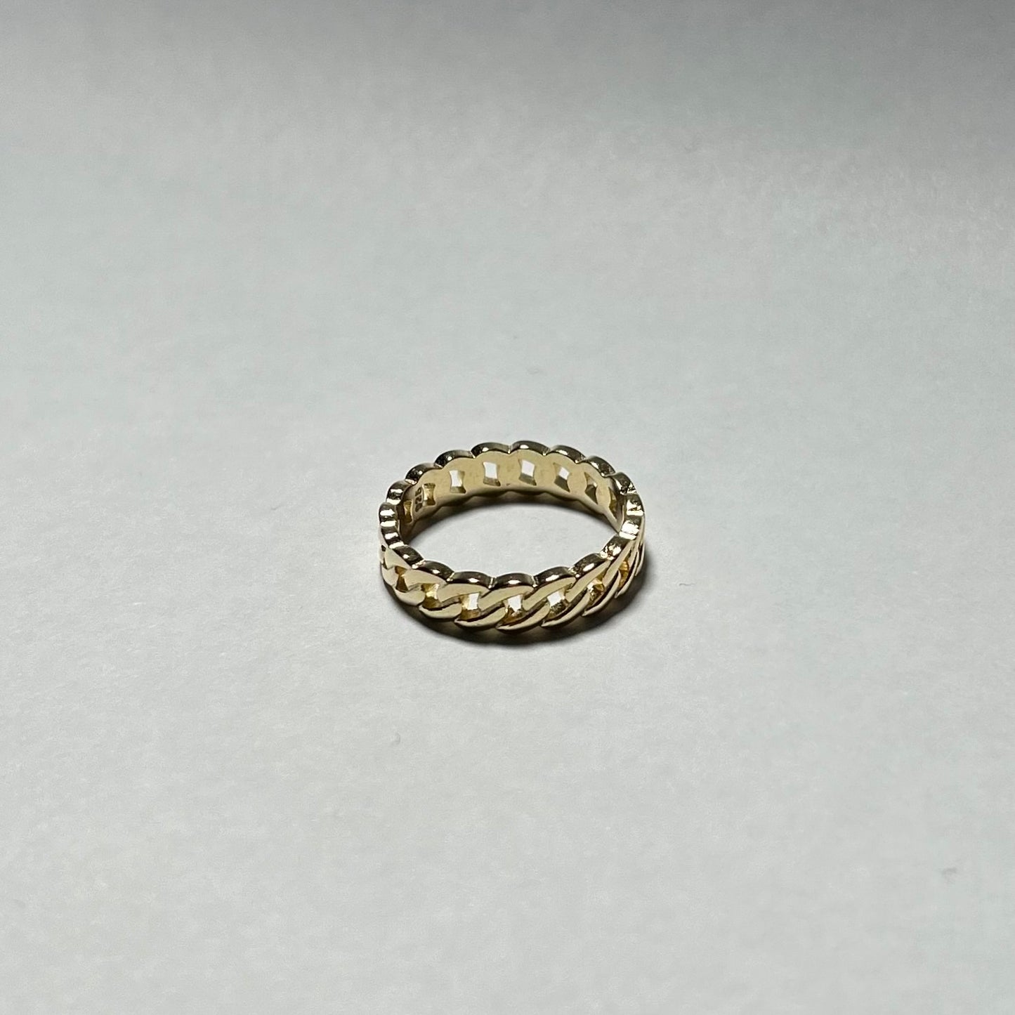diblin - gold vermeil chain ring