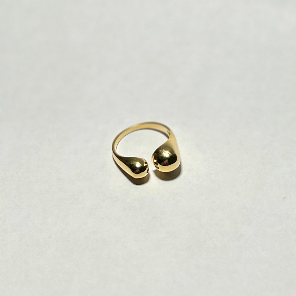 olan - gold vermeil ring
