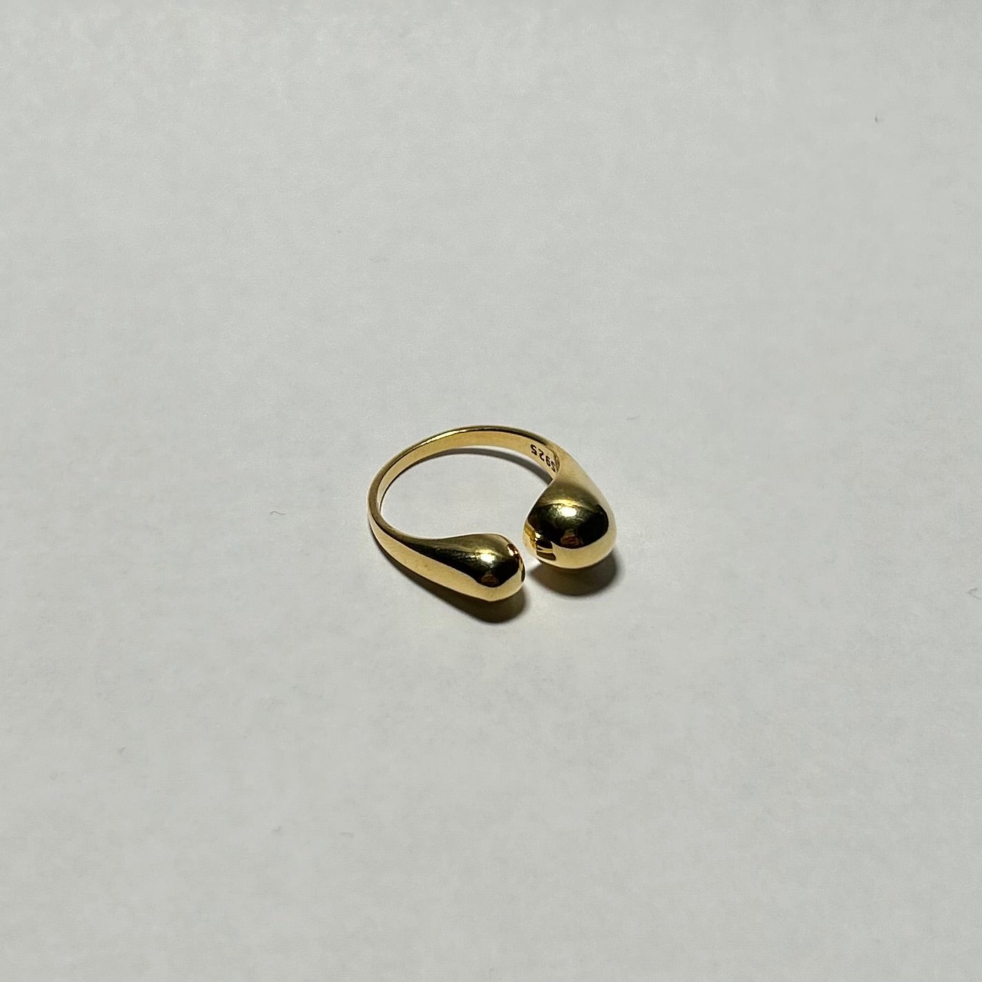 olan - gold vermeil ring