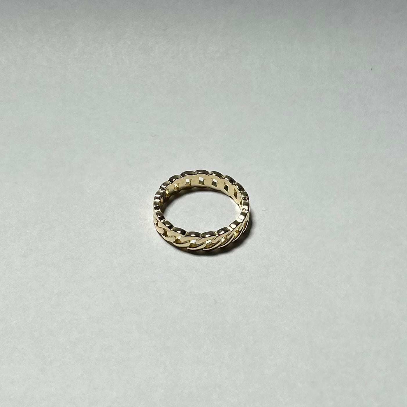 diblin - gold vermeil chain ring