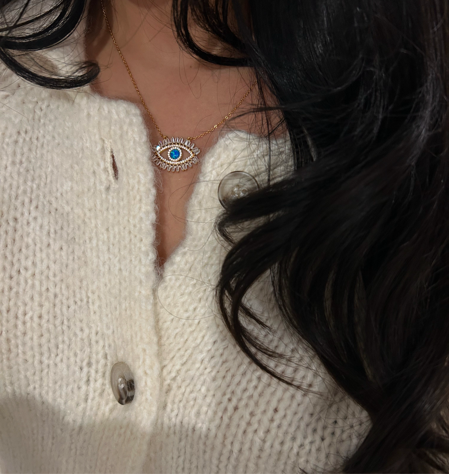 cave - evil eye necklace