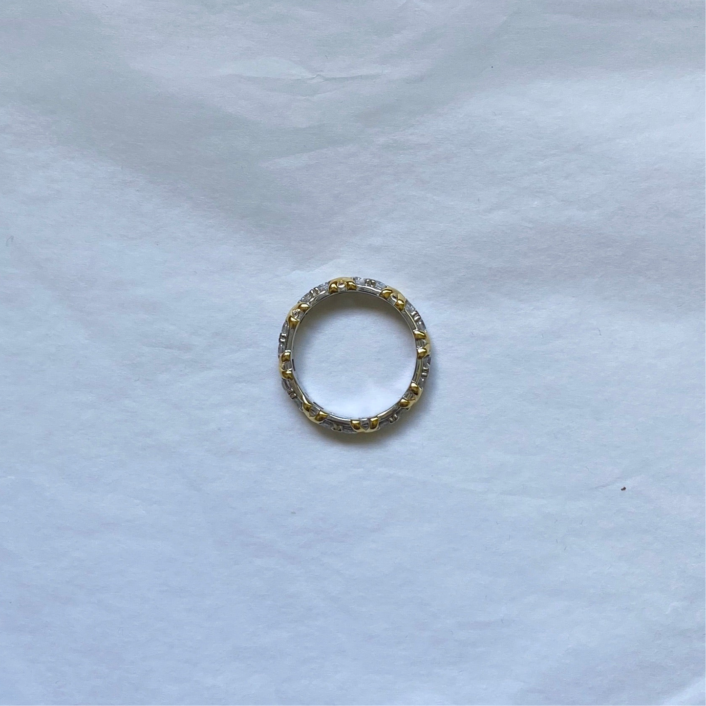 aheng - mixed metal stacker ring