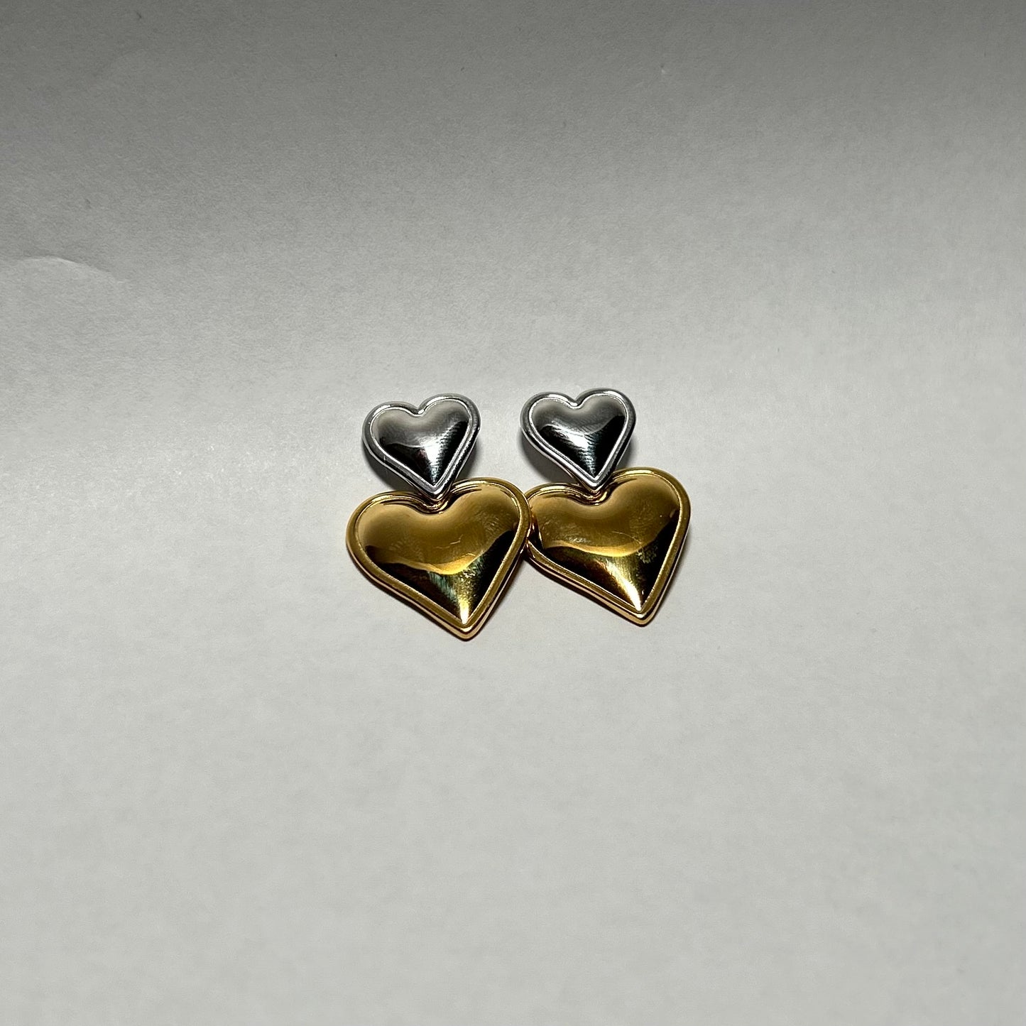 dile - mixed metal earrings