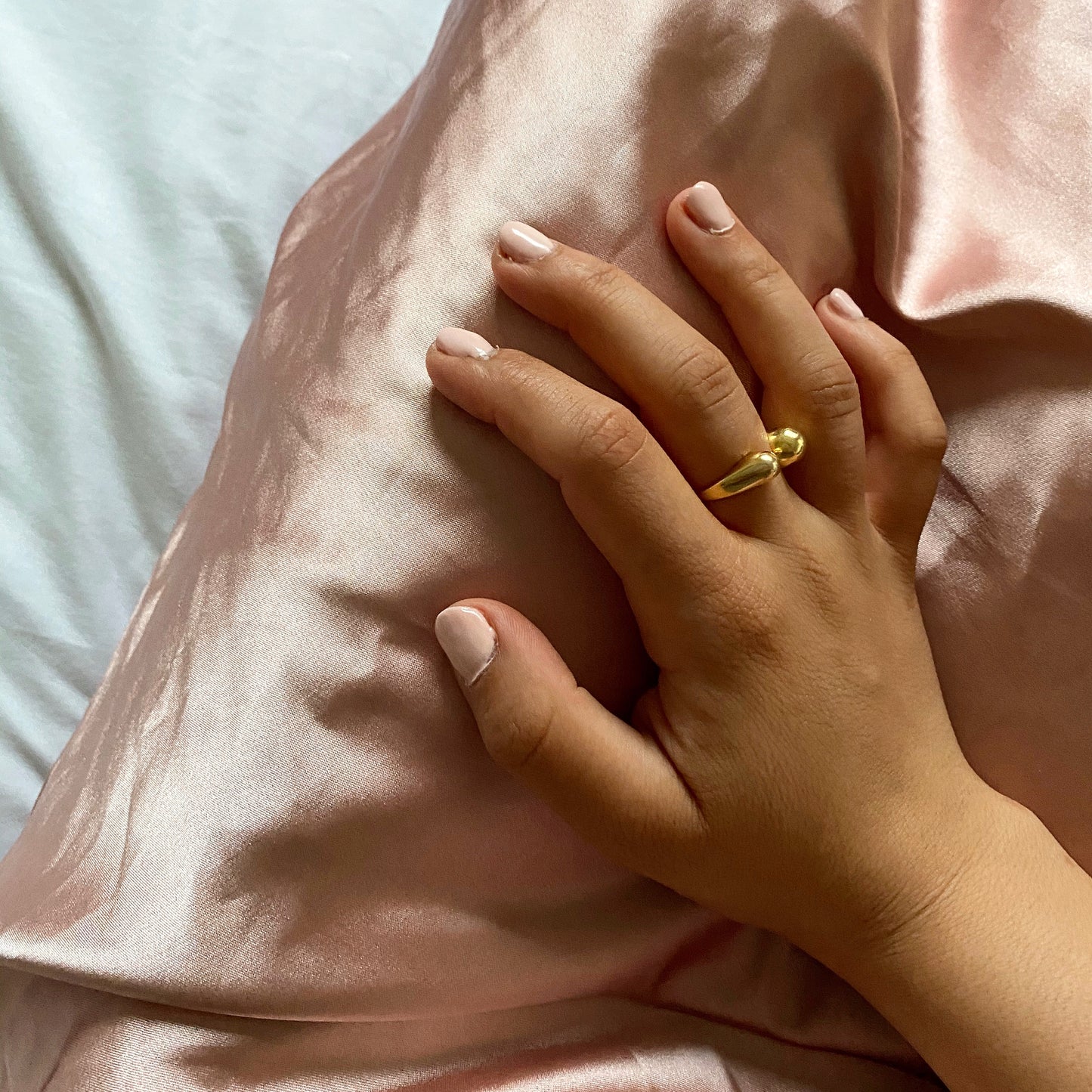 olan - gold vermeil ring